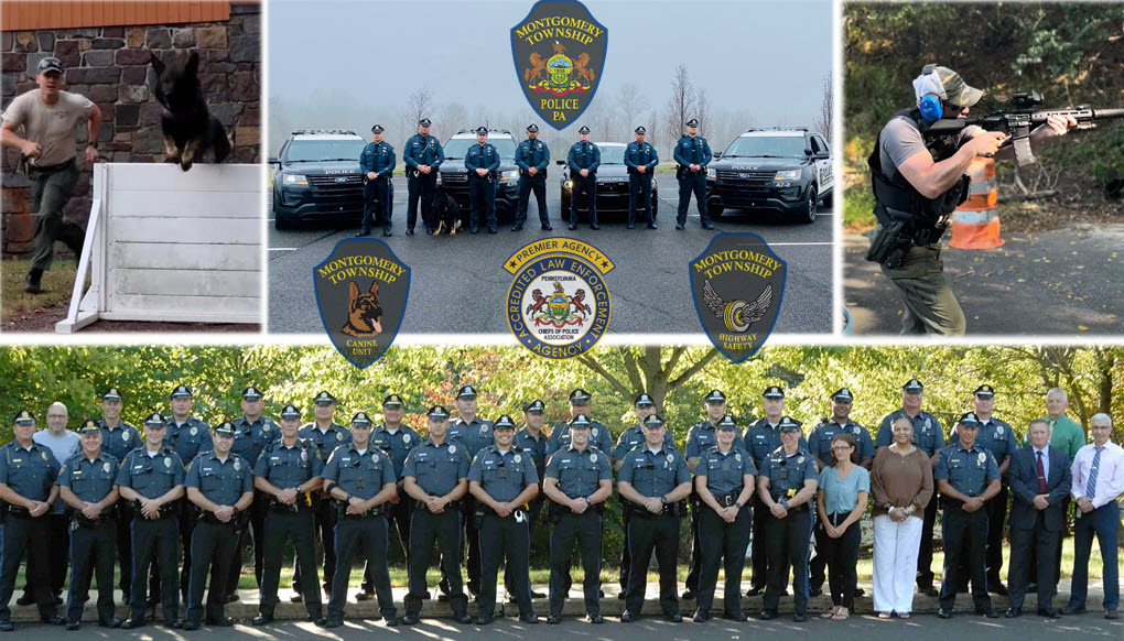 Montgomery Township Police Photo Collage