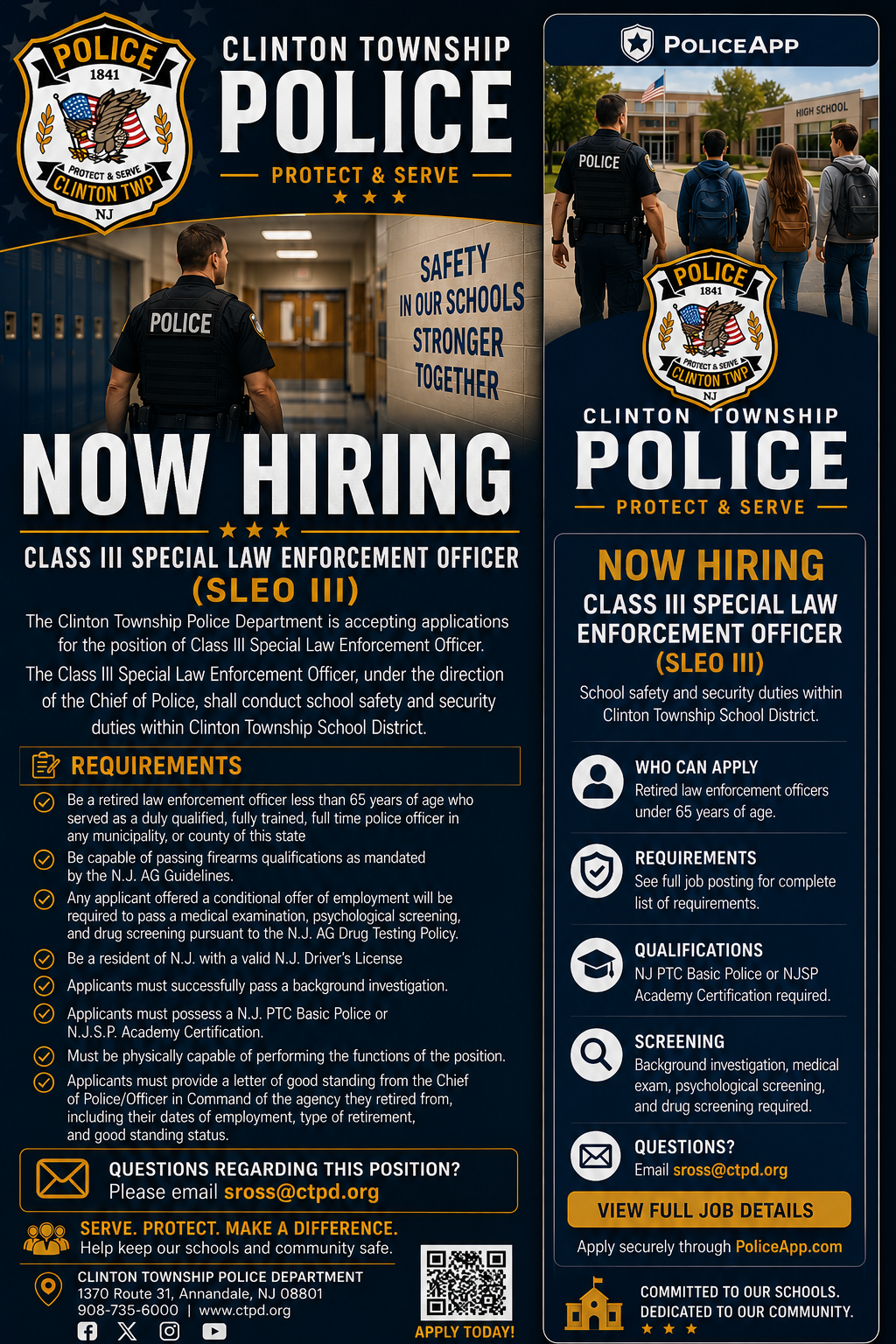 Clinton Township Police Department, NJ