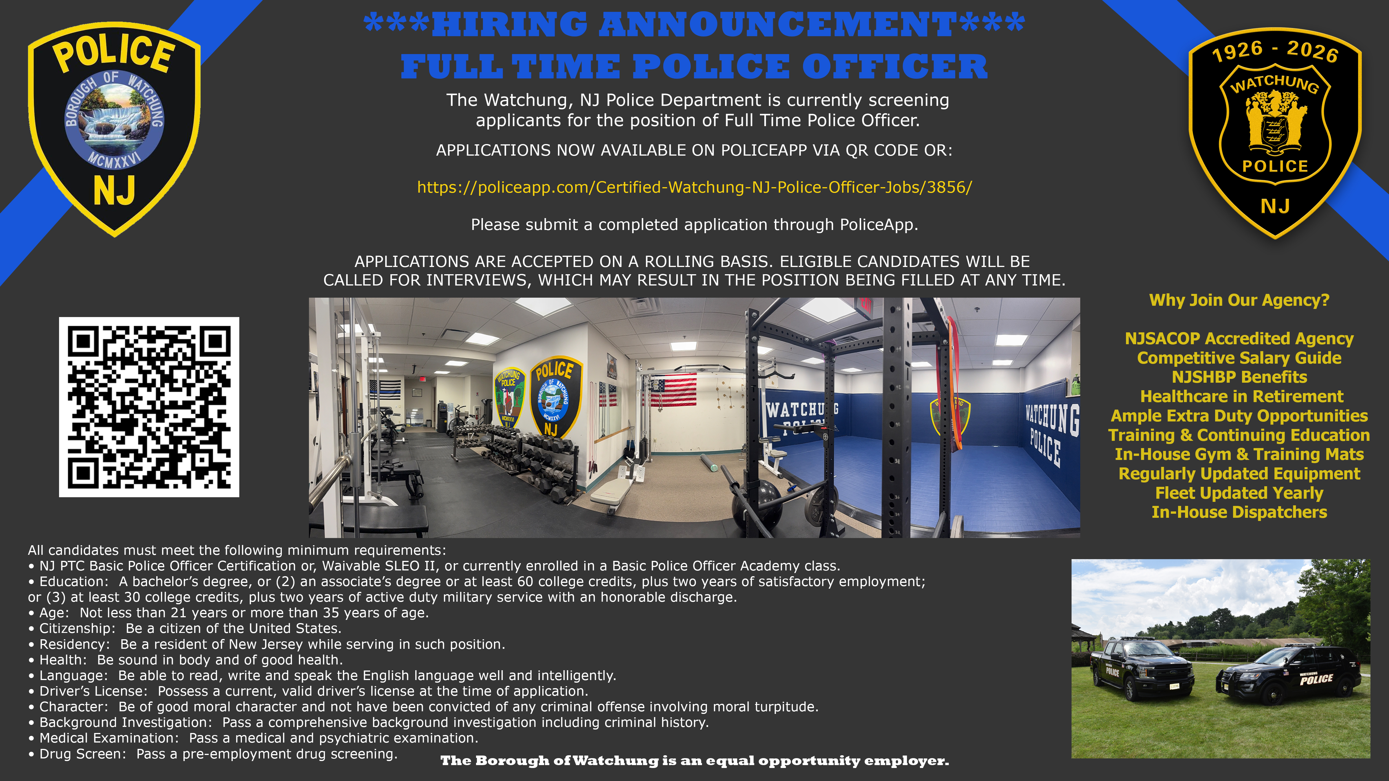 Watchung Police Department, NJ