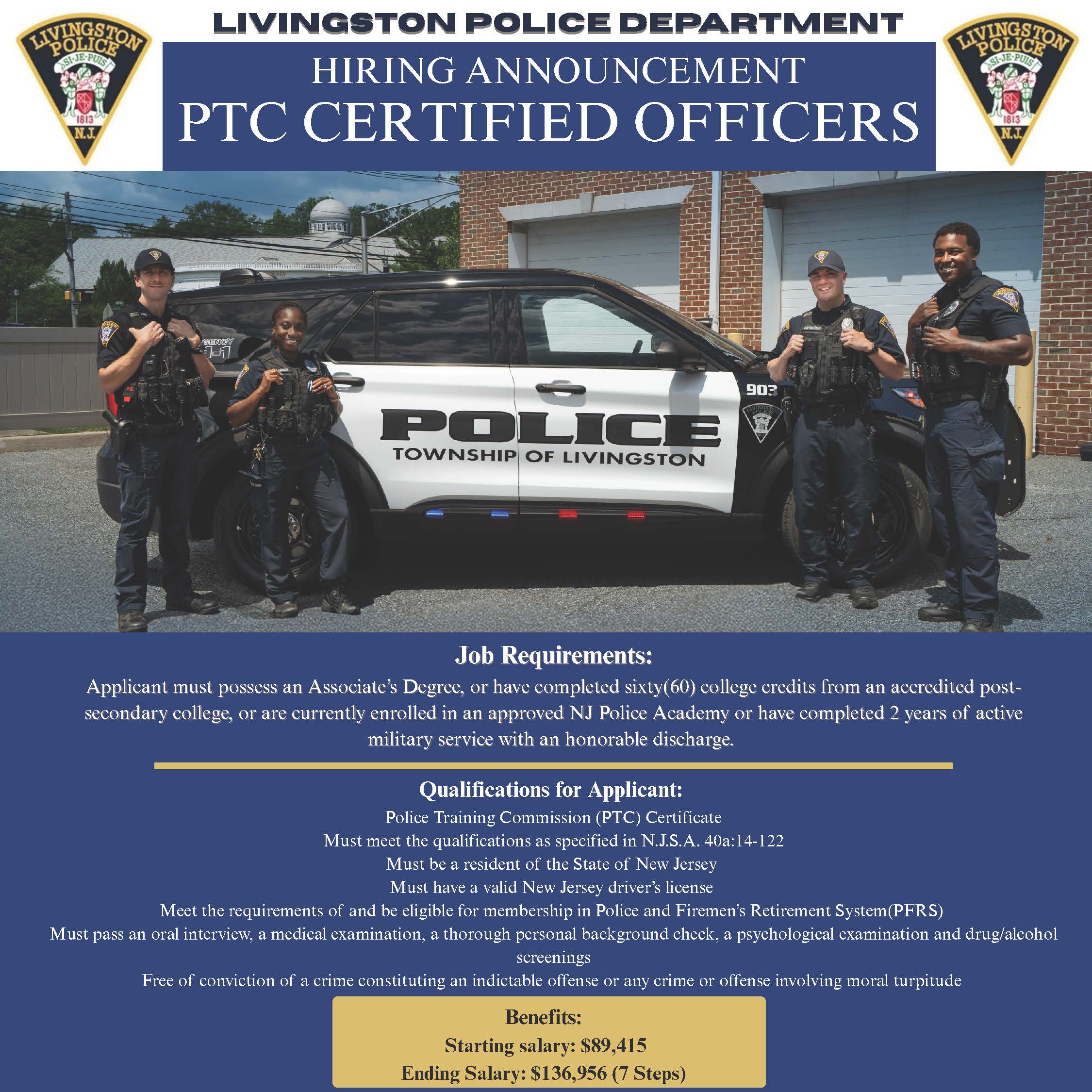 Livingston Township Police Department, NJ 