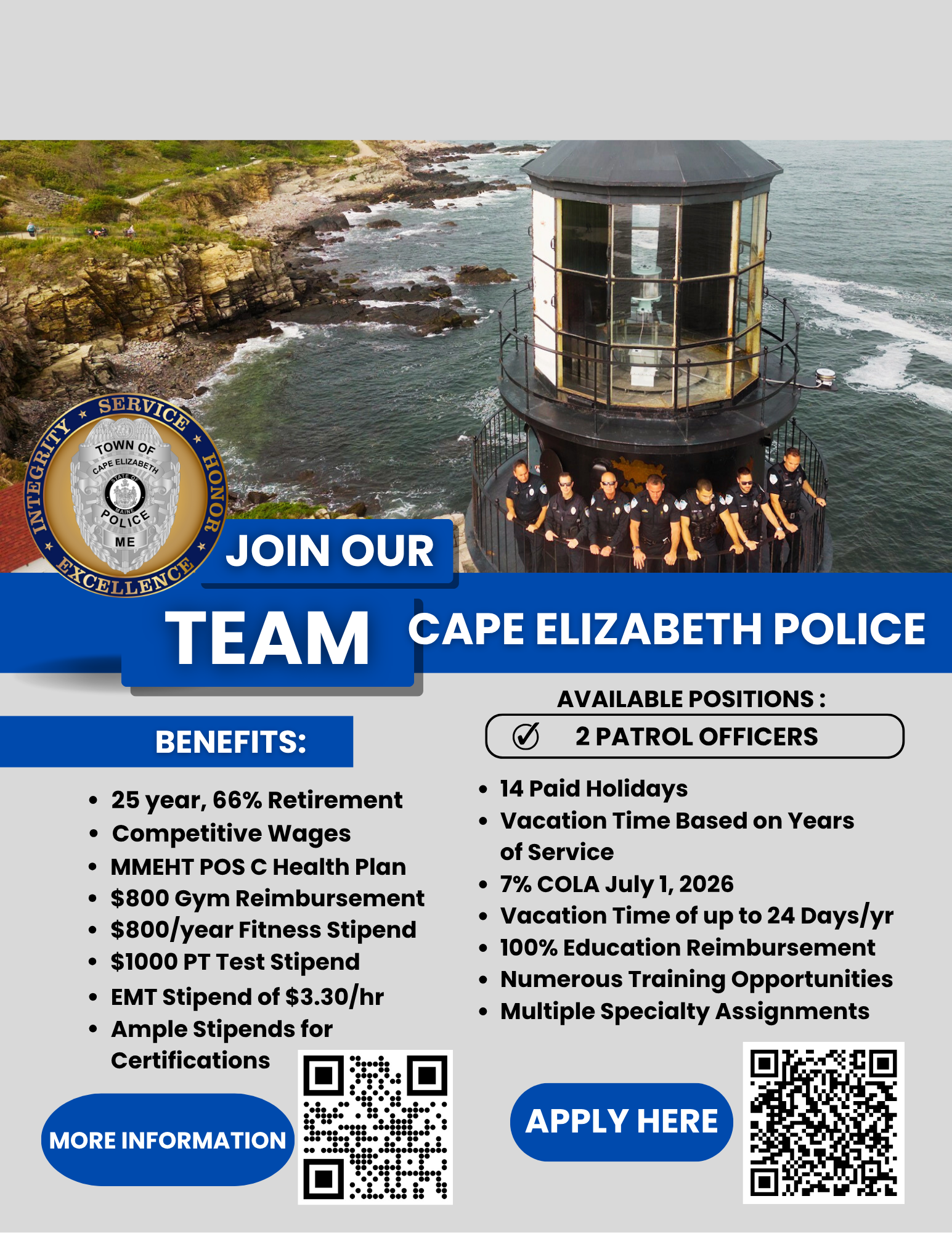 Cape Elizabeth Police Department, ME
