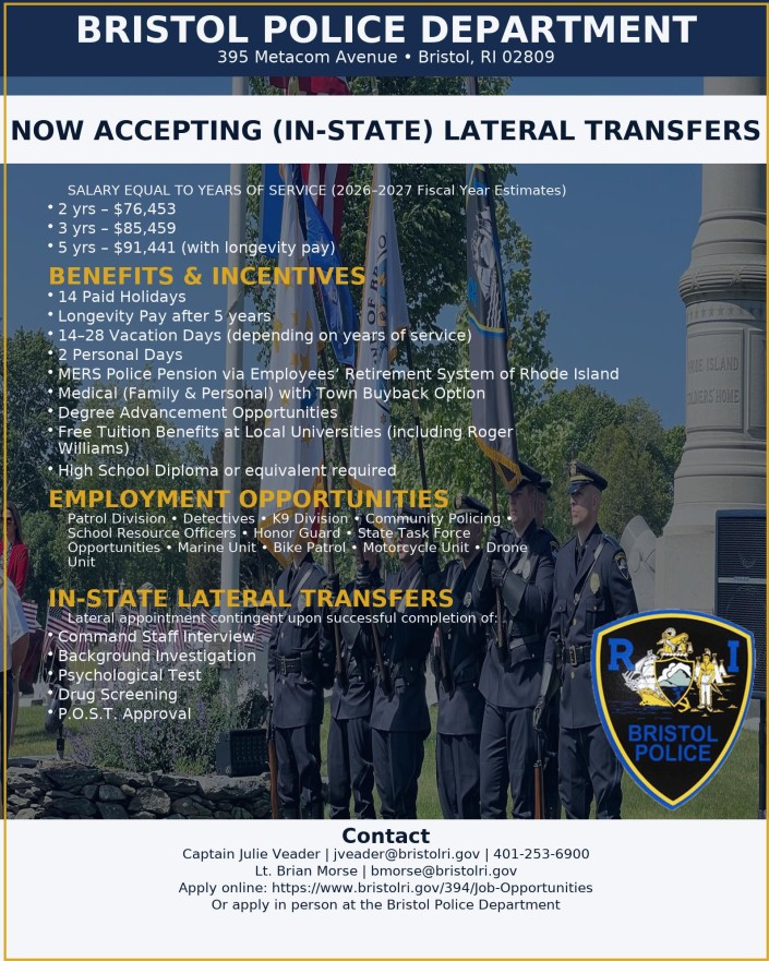 Bristol Police Department, RI