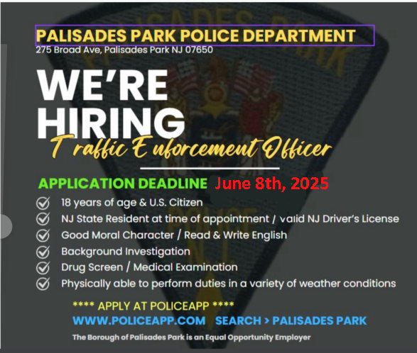 Palisades Park Police Department, NJ 