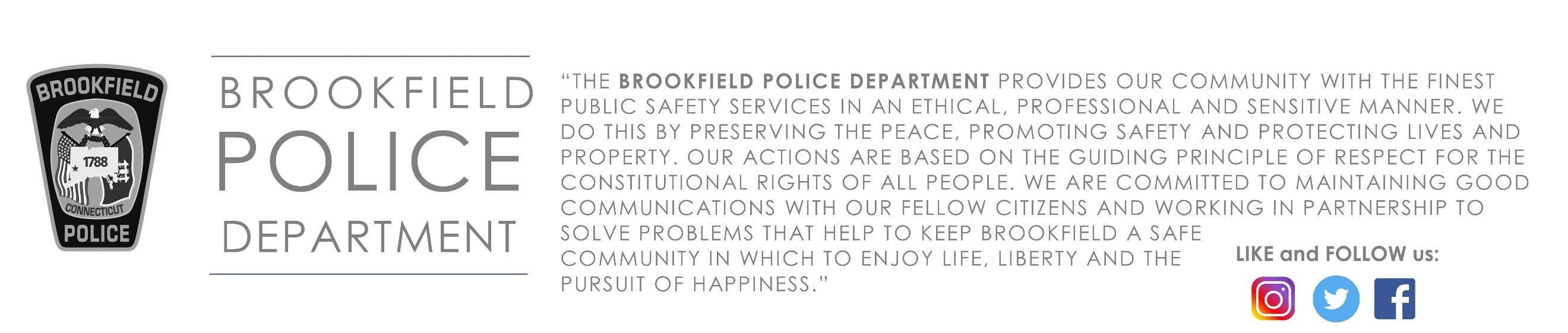 Brookfield Police Department, CT 