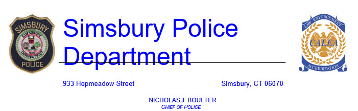 Simsbury Police Department, CT 