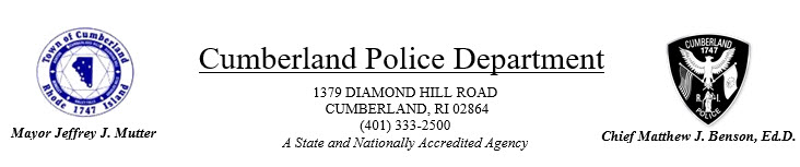 Cumberland Police Department, RI 