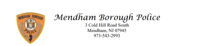 Mendham Borough Police Department , NJ 